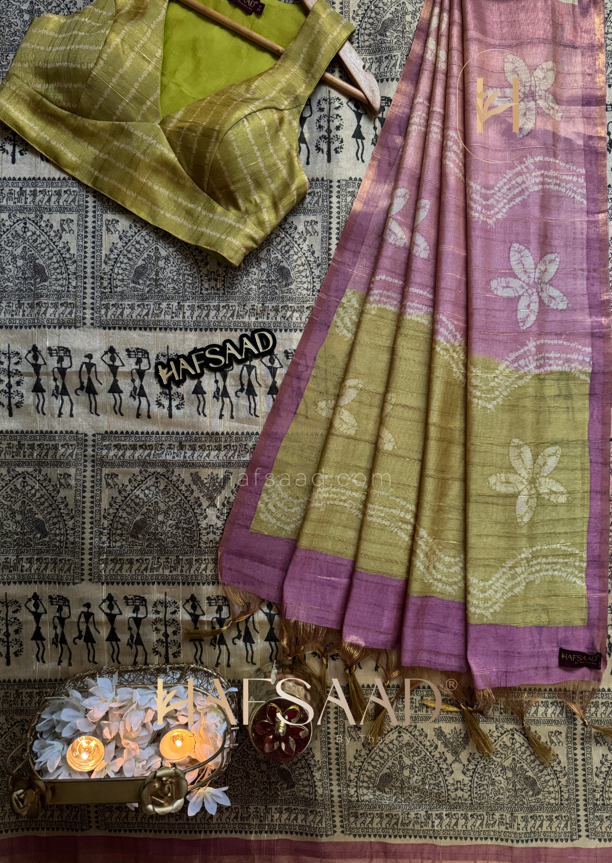 Varnika - Blended tissue silk saree