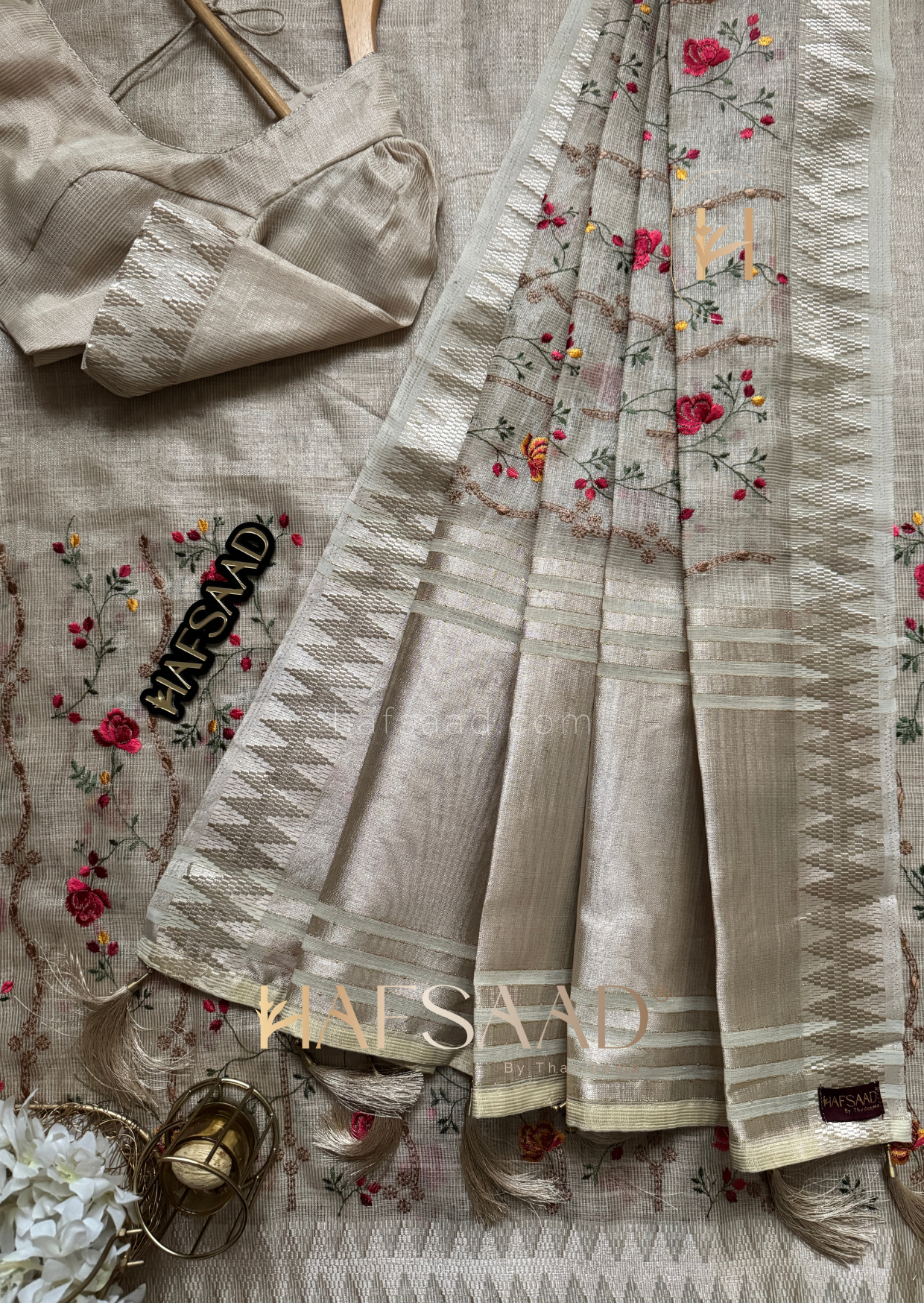 Charu - Tissue silk saree