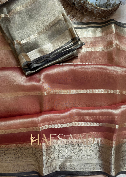 Tales of Banaras- Pure tissue silk saree