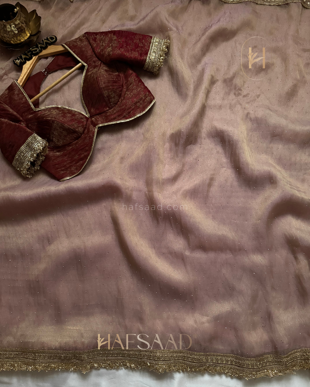 Simran- Kiran Lace Saree