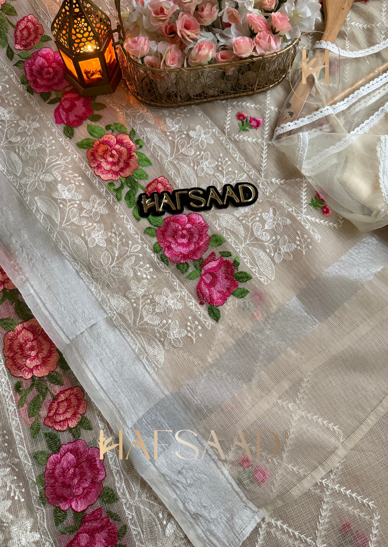 Alice - Premium kota saree (Beige)