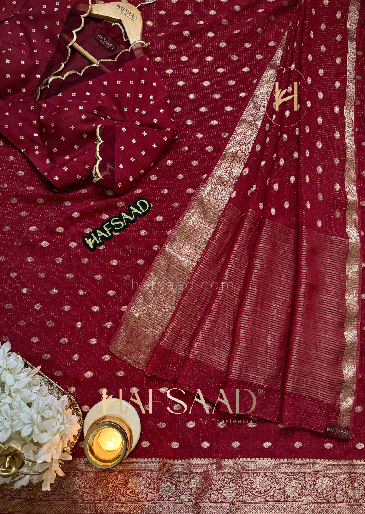 Varsha - Soft chinnon saree
