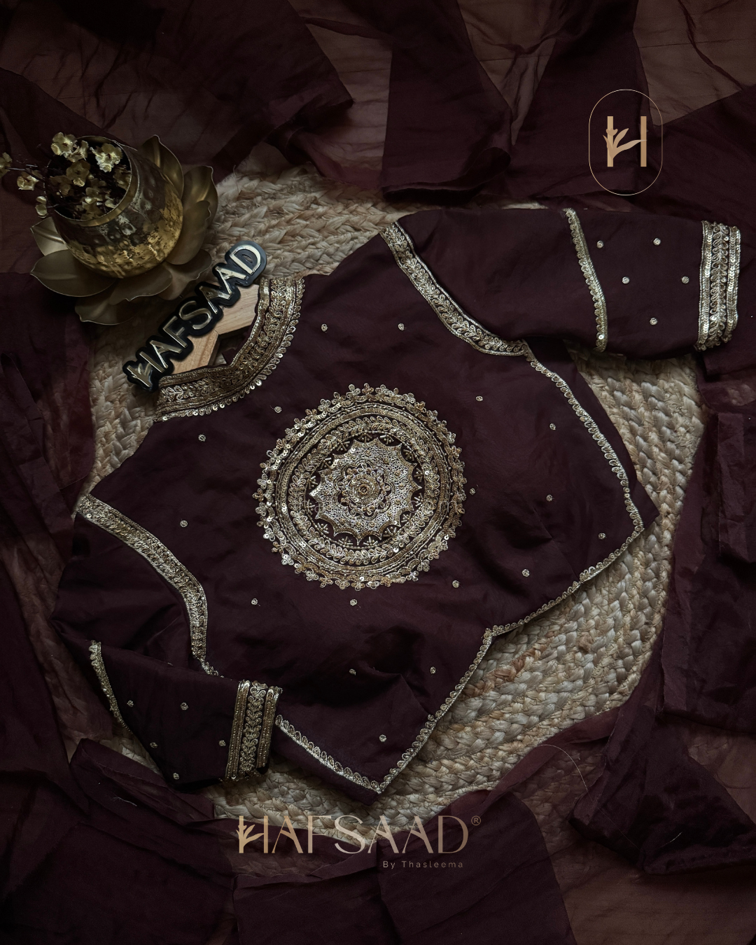 Chakra- Designer handwork saree