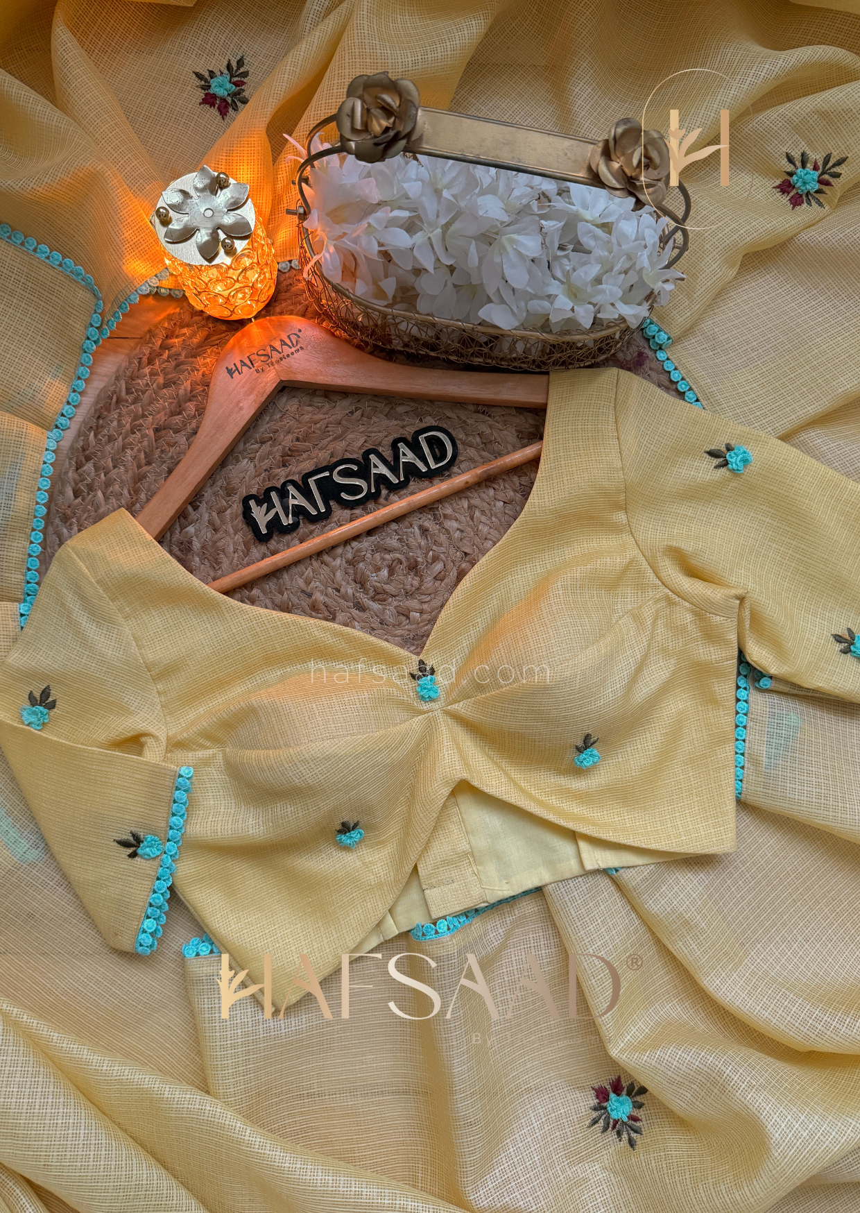 Helena Elbow Sleeve - Premium Kota Saree