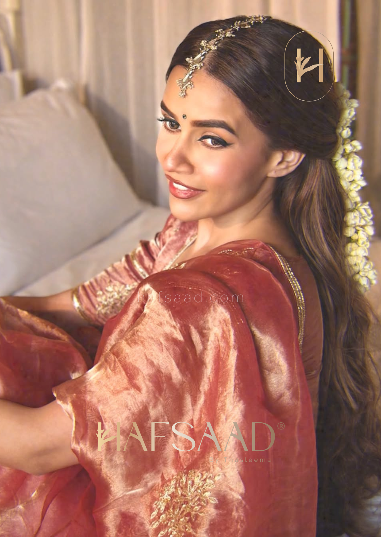 Komal Pandey in Nargis bridal
