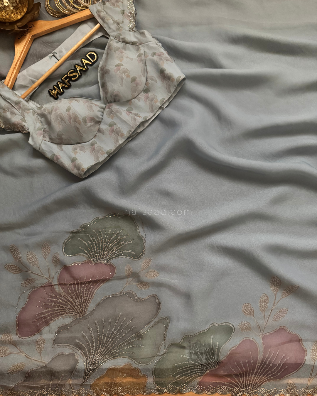 Isabella -chiffon Silk Saree