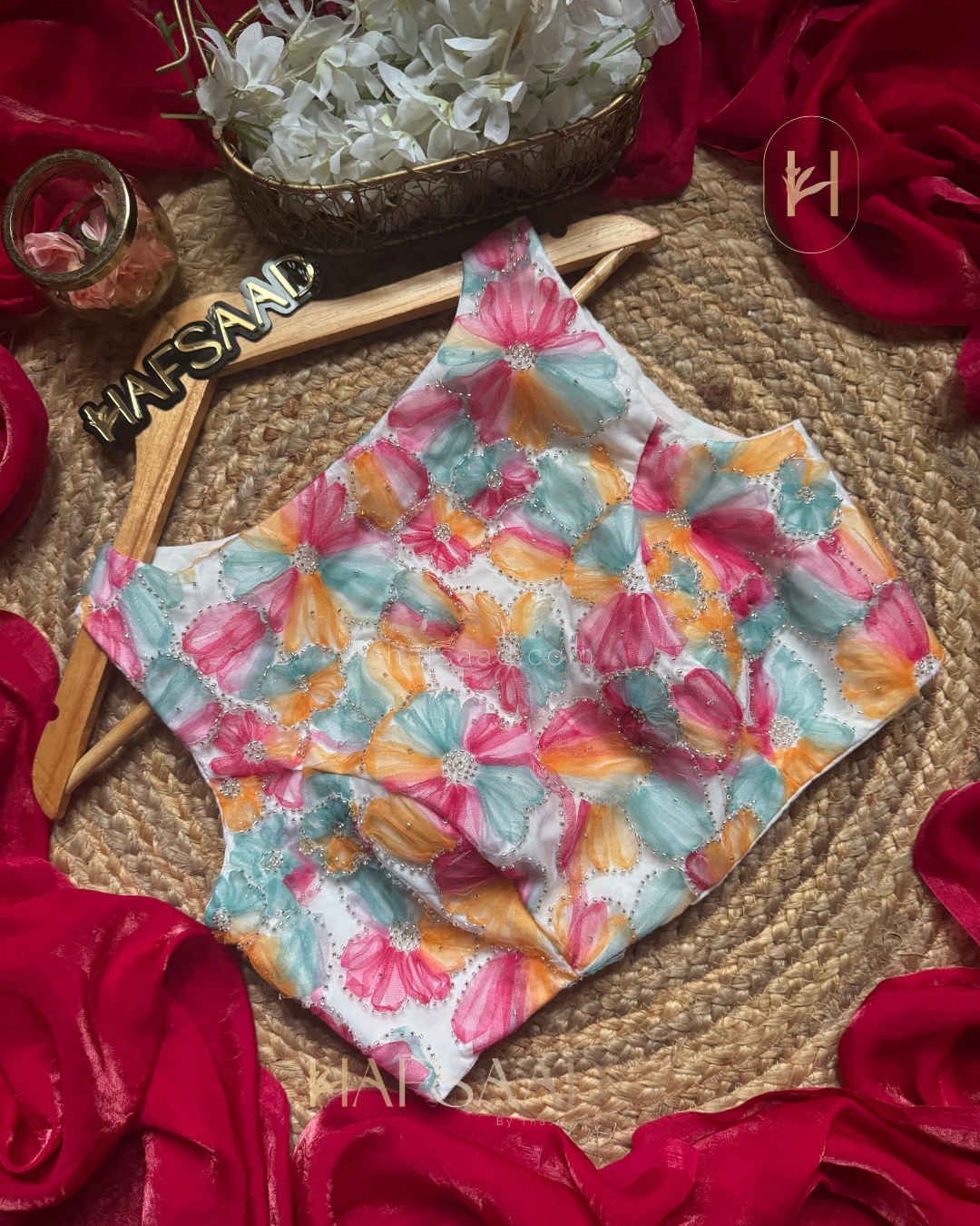 Cassie - Space silk saree (Pink)