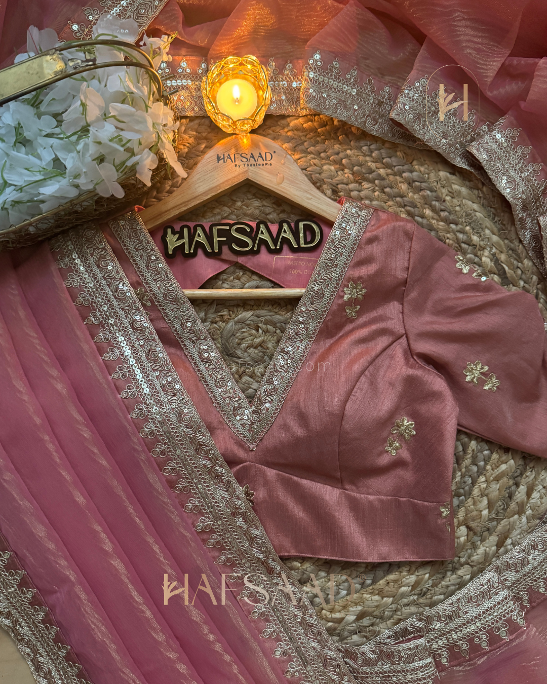 Hafiza - Semi tissue silk saree