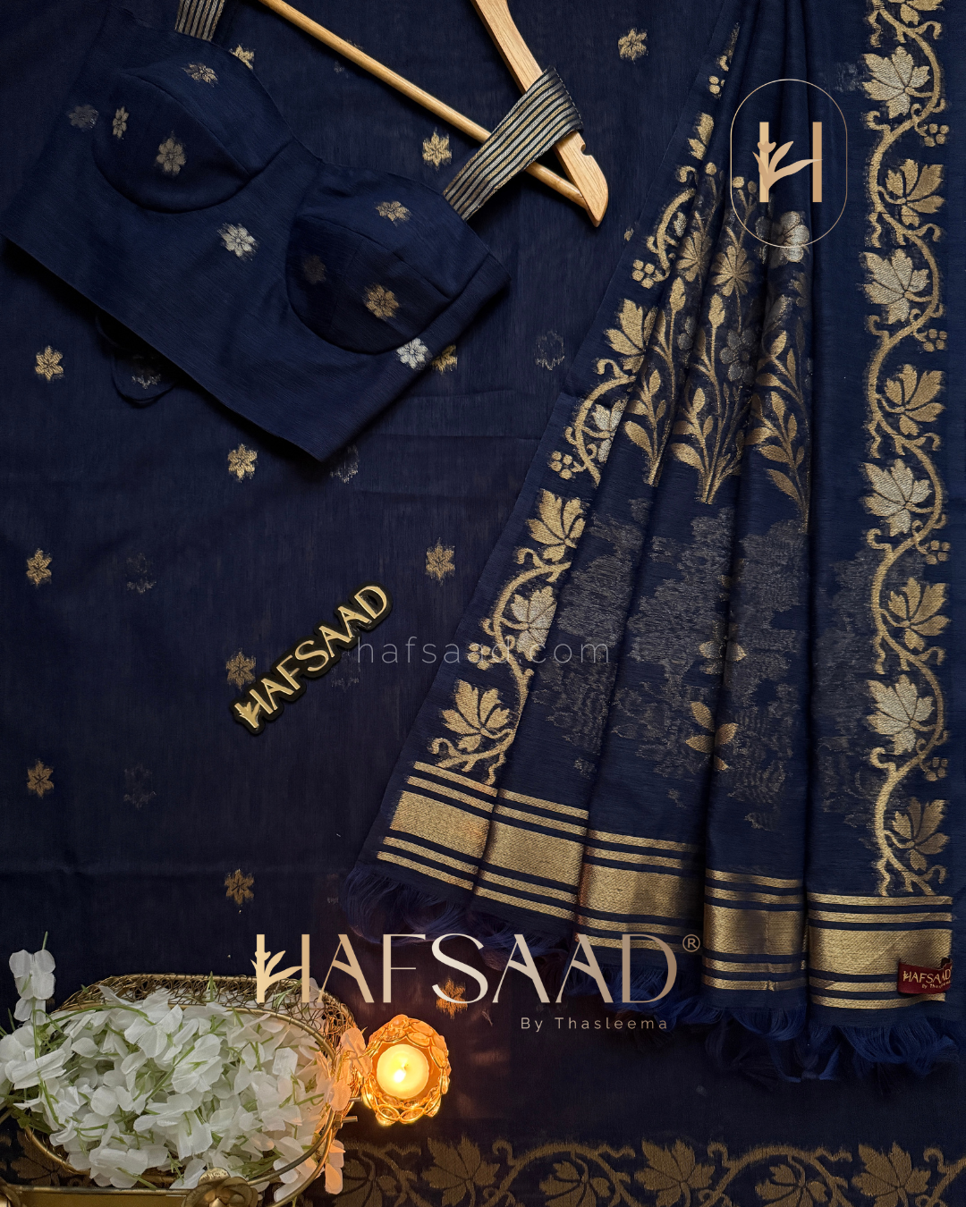 Athmika - Linen silk saree