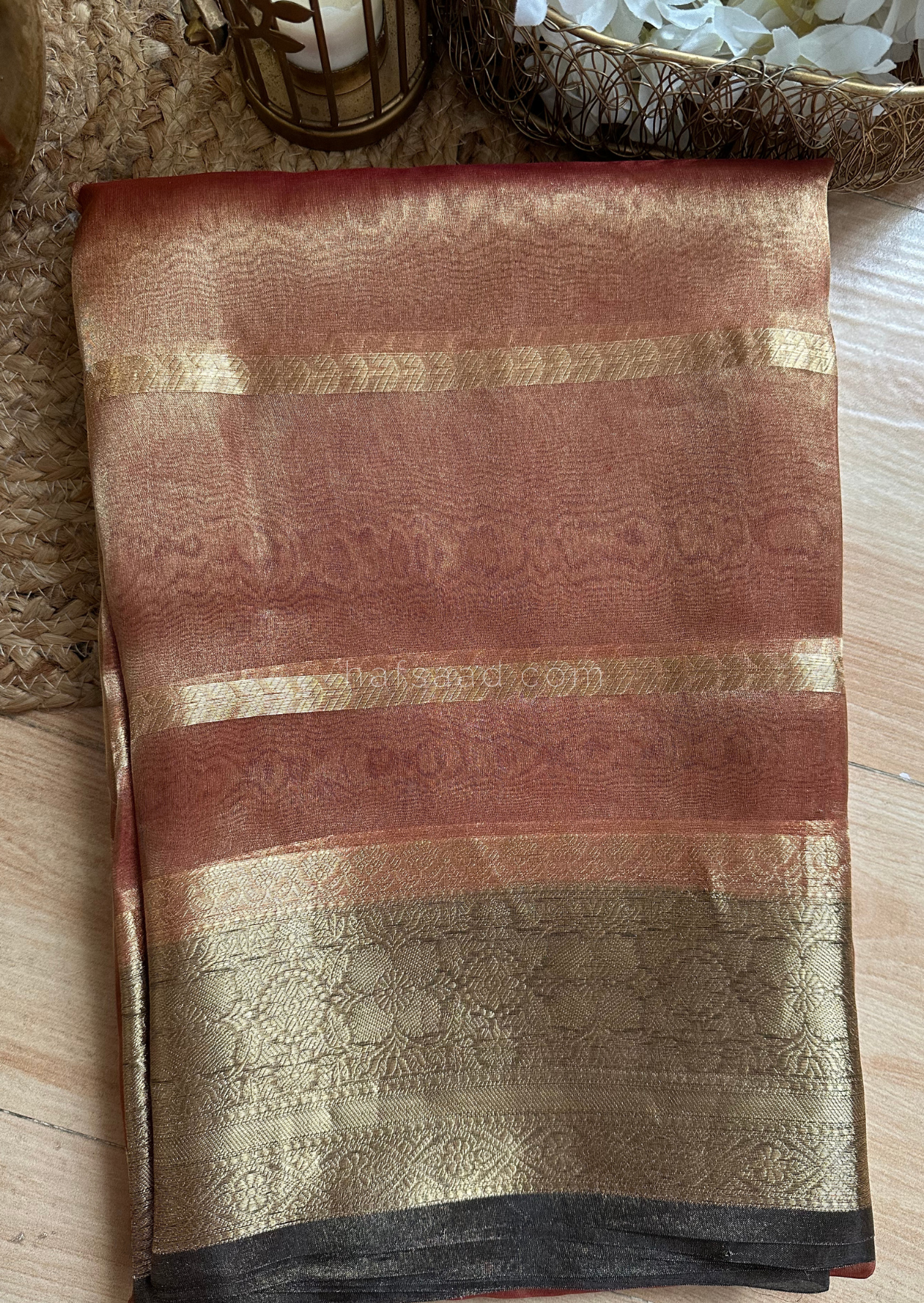 Tales of Banaras- Pure tissue silk saree