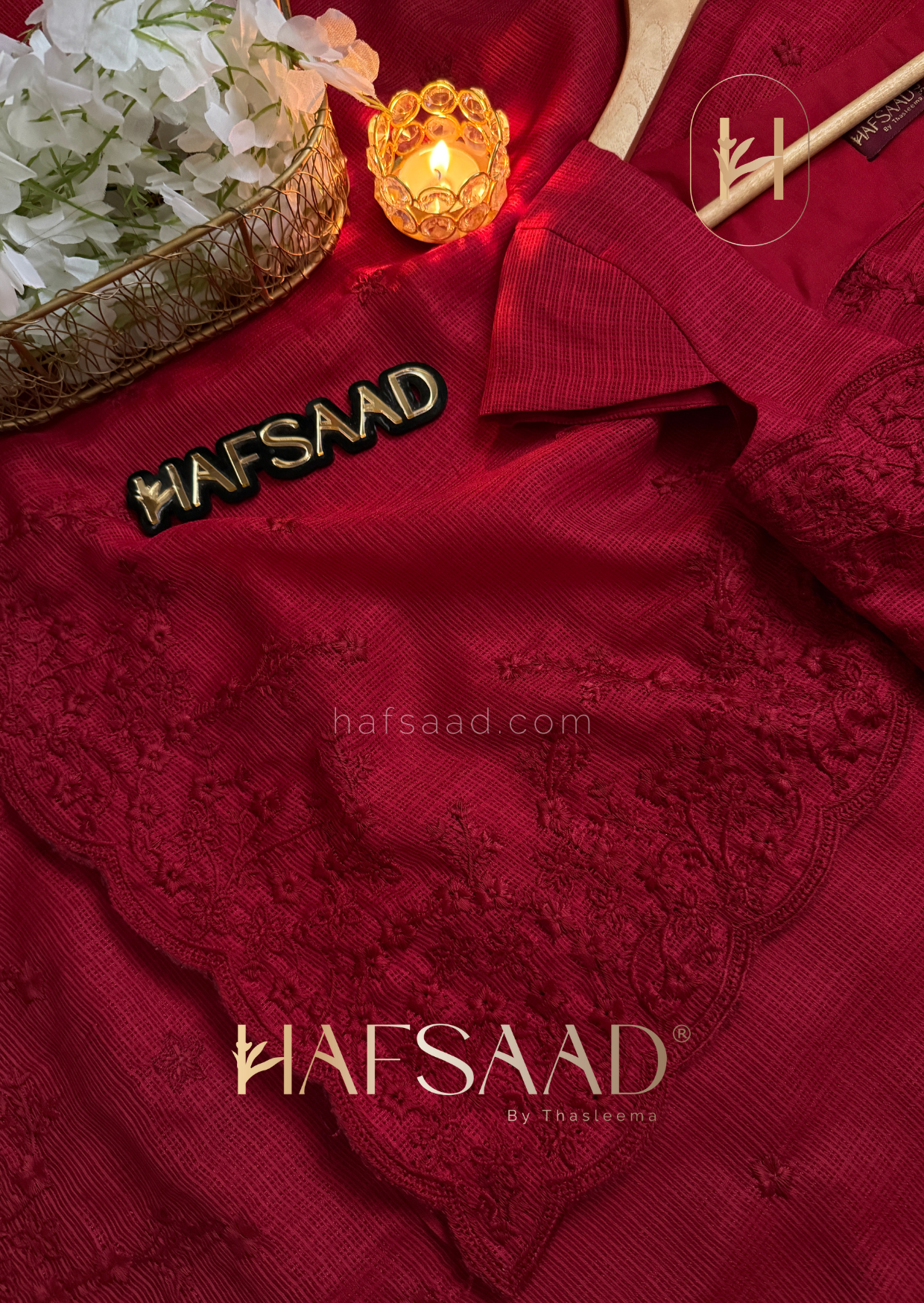 Shasha Burgundy - Kota saree