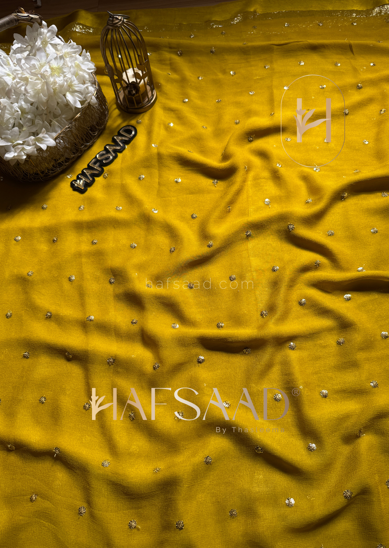 Mira- pure viscose saree (Yellow)