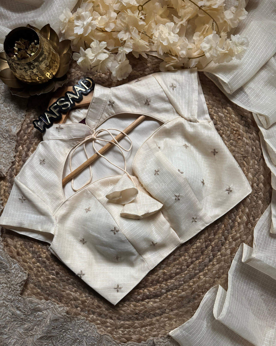 Rifka- embroidered saree