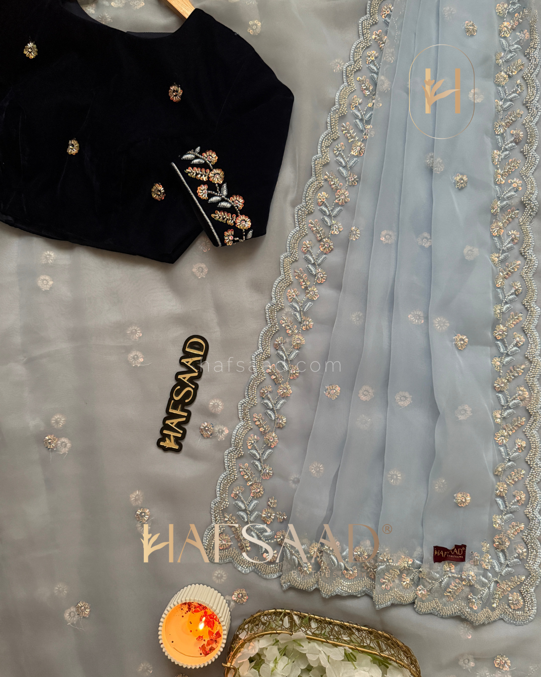 Senorita- Organza handwork saree