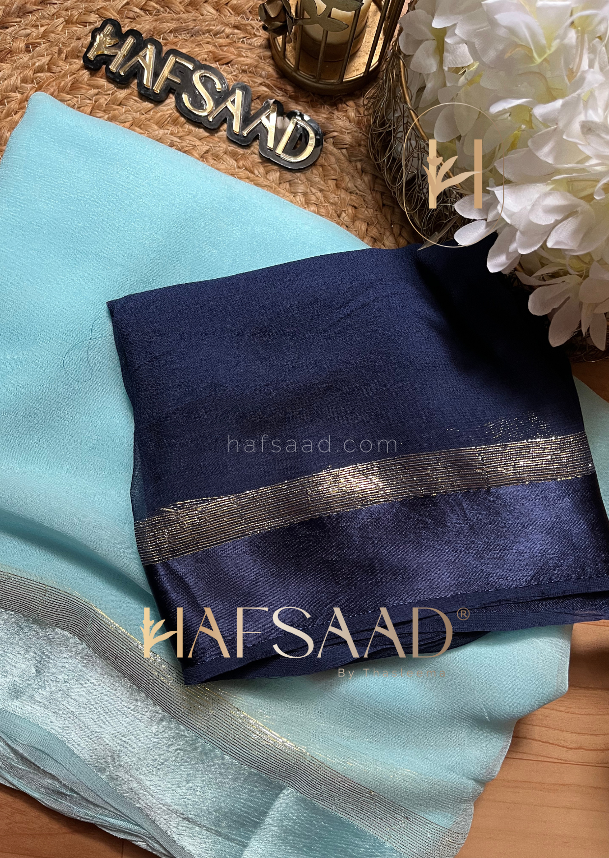 Pallavi-Pure Viscose Saree (Blue)
