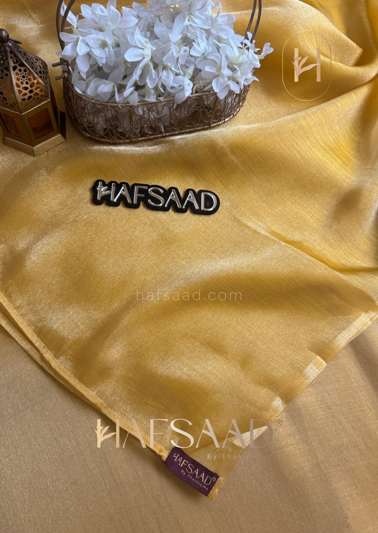 Anya - Soft tissue saree (Yellow)