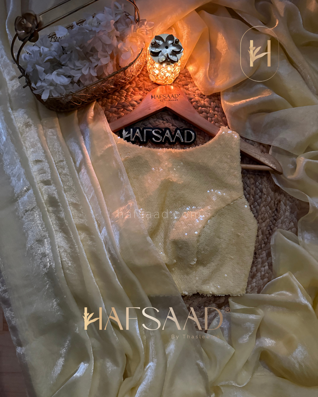 Glazed - Stardust Satin Saree