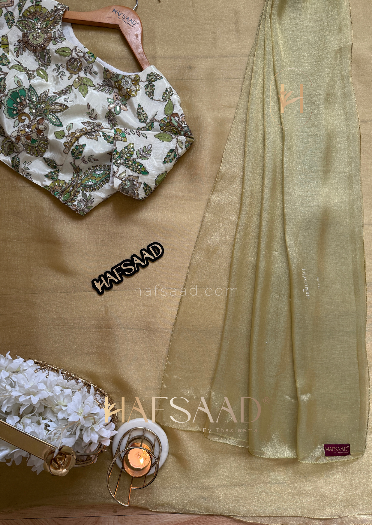 Anya - Soft tissue saree