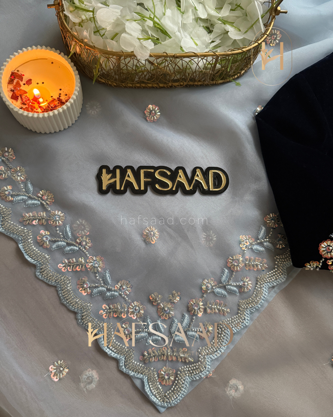 Senorita- Organza handwork saree