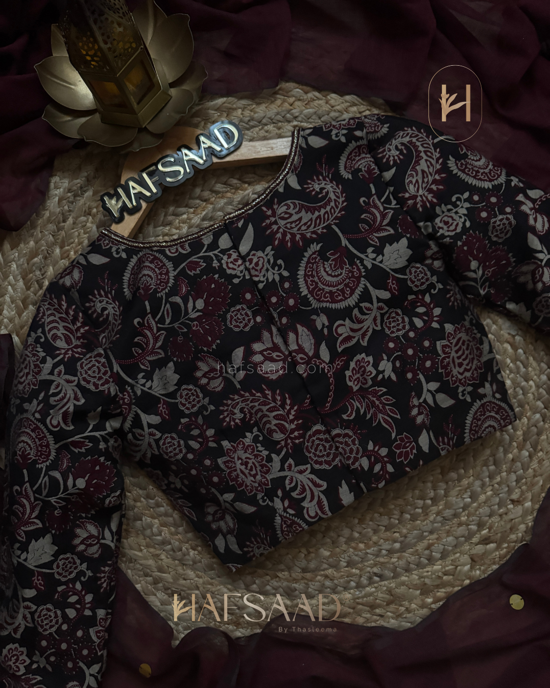 Yamuna- Mal cotton handwork saree