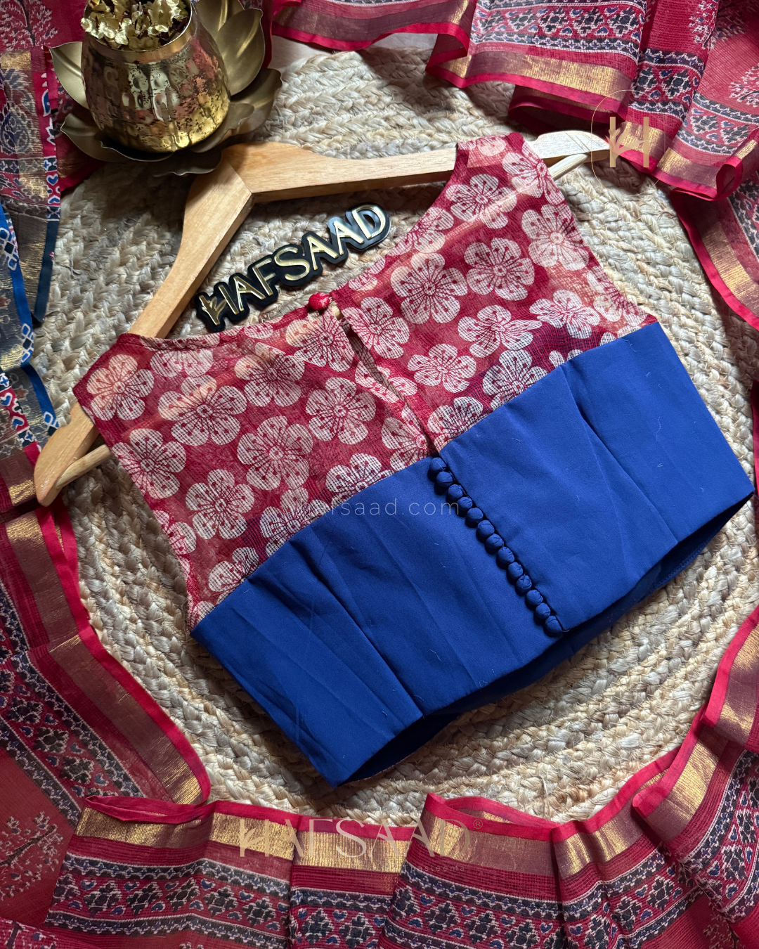 Kota - Kota Doriya Saree (Red)