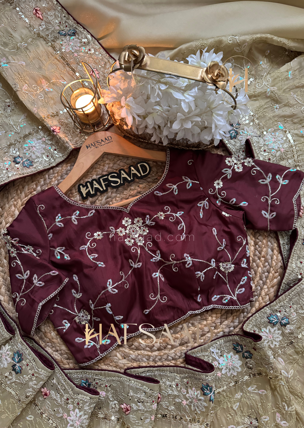 Hidaya - Soft tissue saree (Lime)