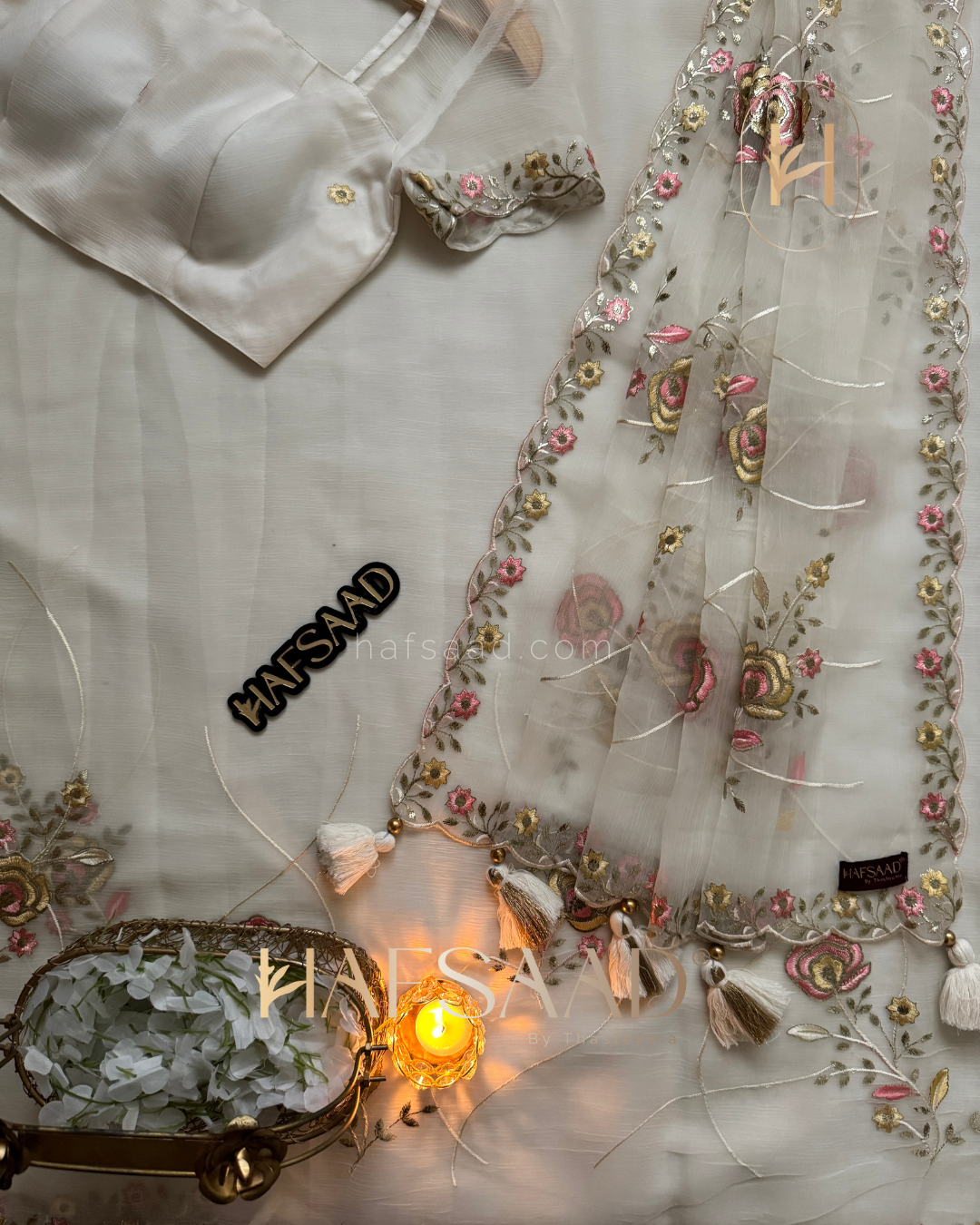 Anila -Chiffon organza saree