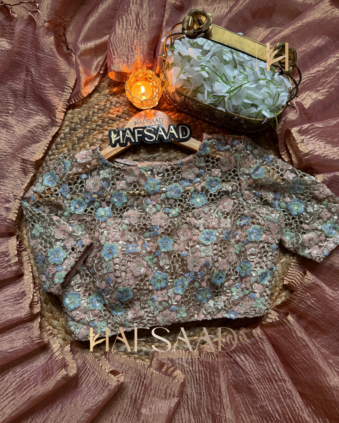 Nida Designer - Soft Semi Tissue Saree