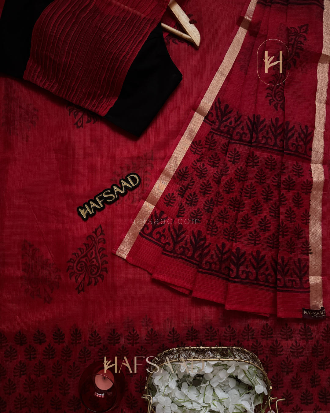 Paro - Semi Kota print saree