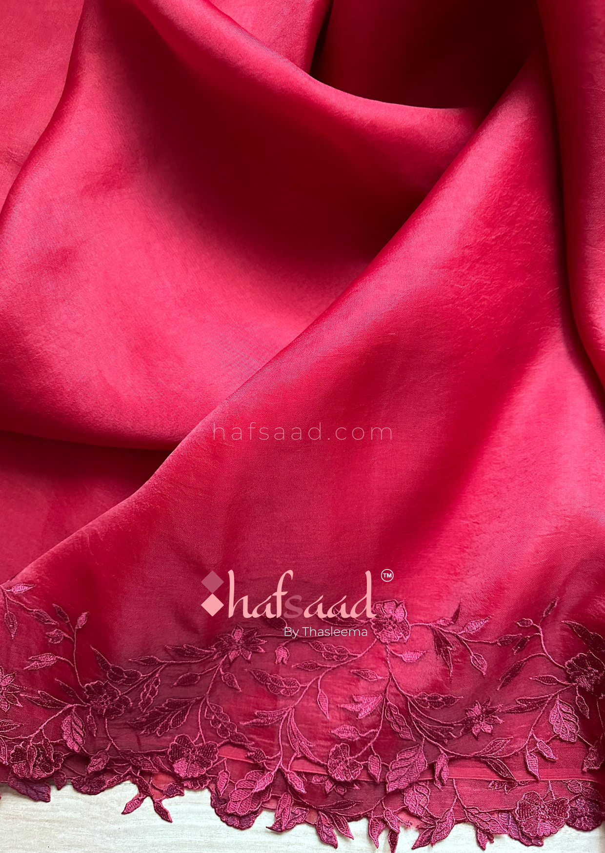 Roop- Pure organza silk saree (Maroon)