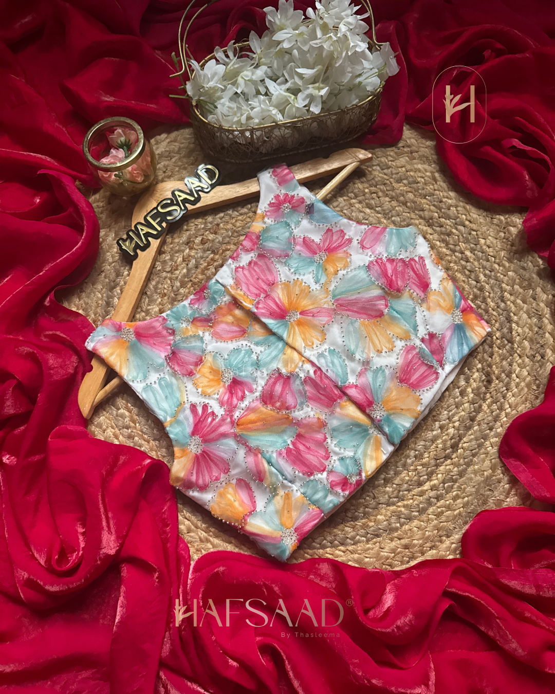 Cassie - Space silk saree (Pink)