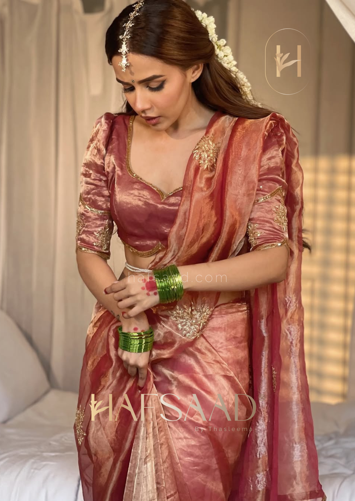 Komal Pandey in Nargis bridal