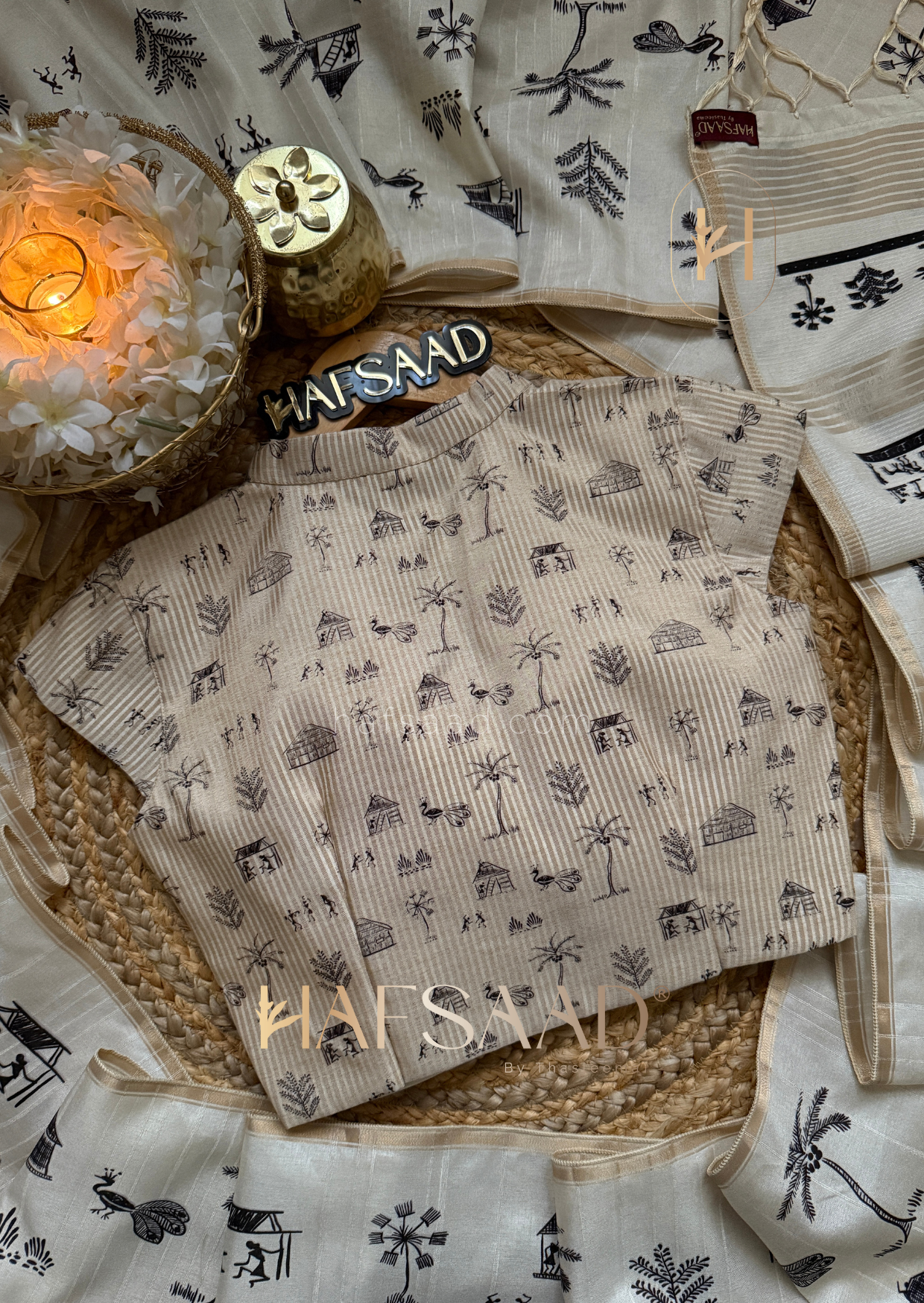 Mrunal - Premium soft tussar silk saree