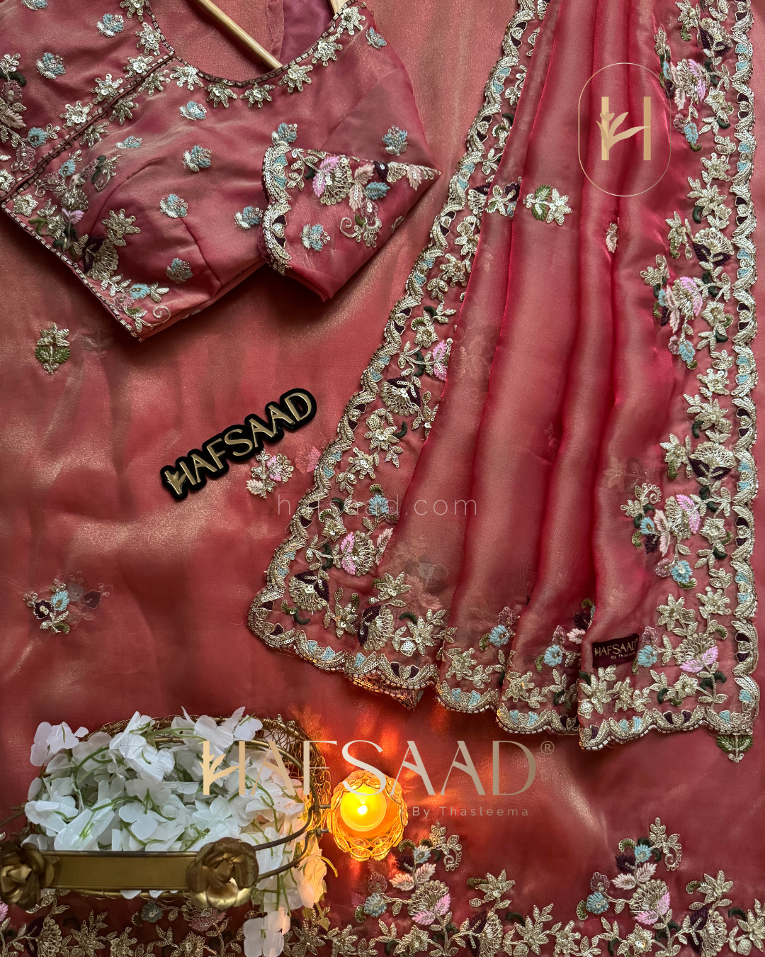 Aarzoo - Bridal Tissue Organza Saree