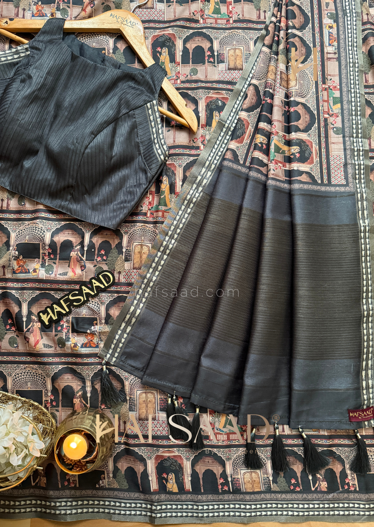 Court of Mughal - Soft Tussar Silk