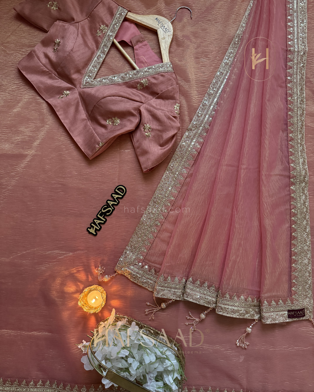 Hafiza - Semi tissue silk saree