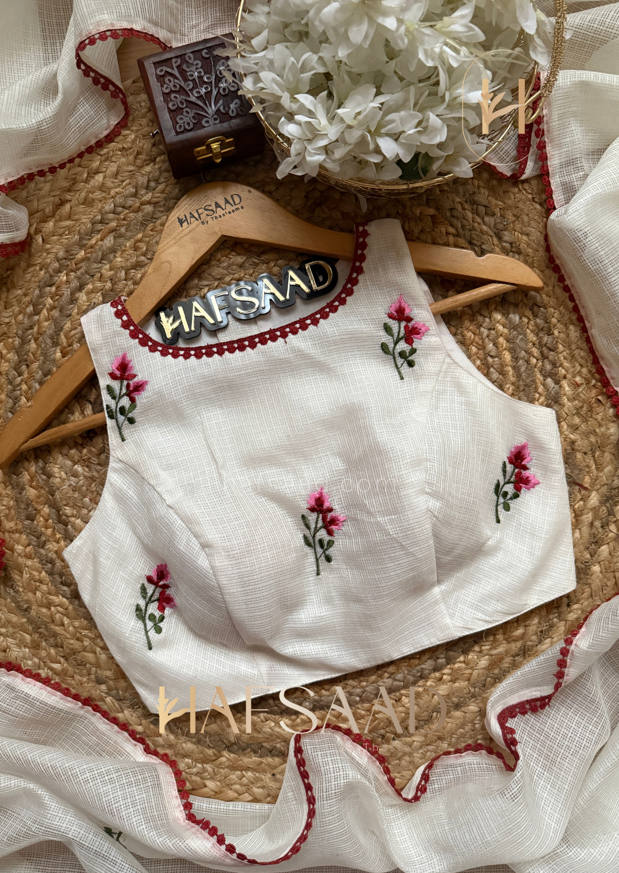 Flora - Kota floral saree