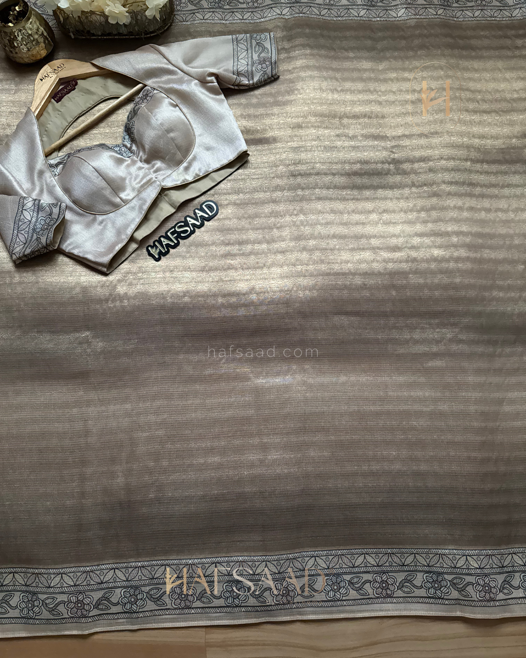 Poorvi- Blended Tissue Saree