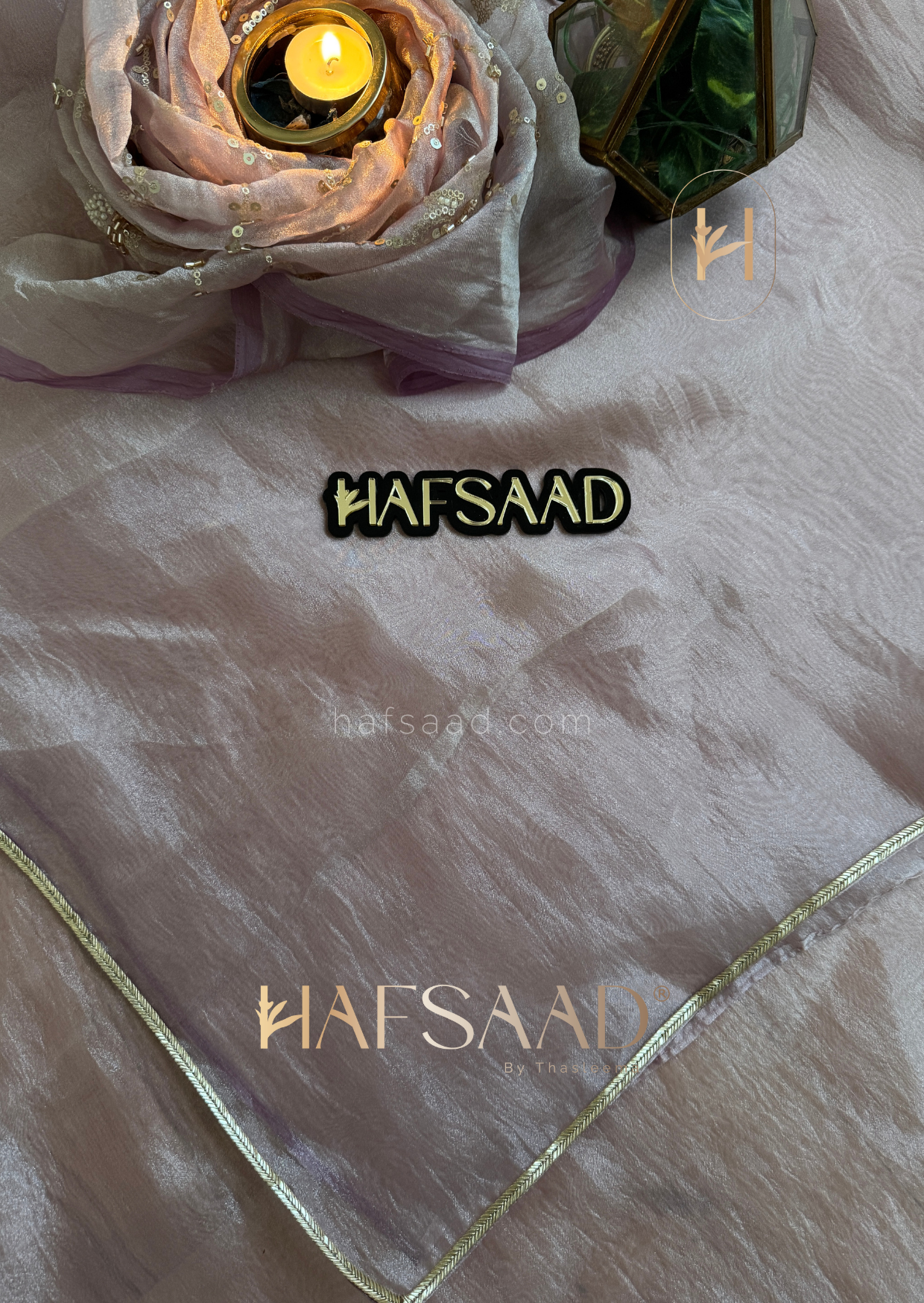 Alia - Soft tissue saree (Lavender)
