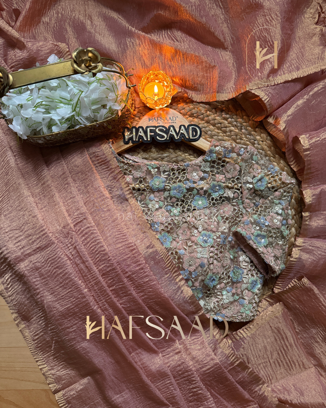 Nida Designer - Soft Semi Tissue Saree