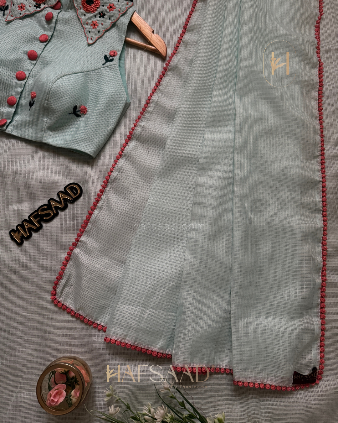 Tessa- Artisanal Threadwork Saree