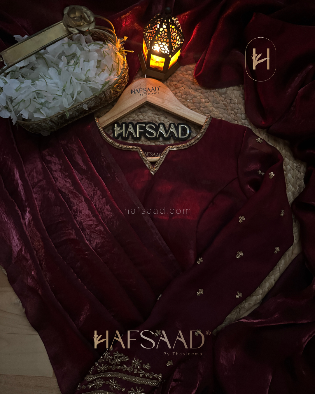 Haya - Stardust Satin Saree