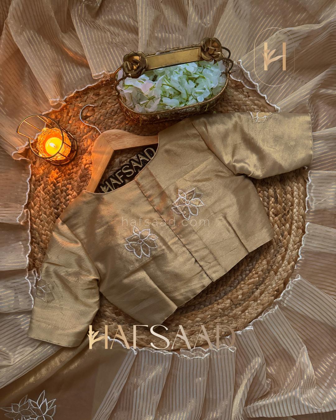 Navya - Appliquè Work saree