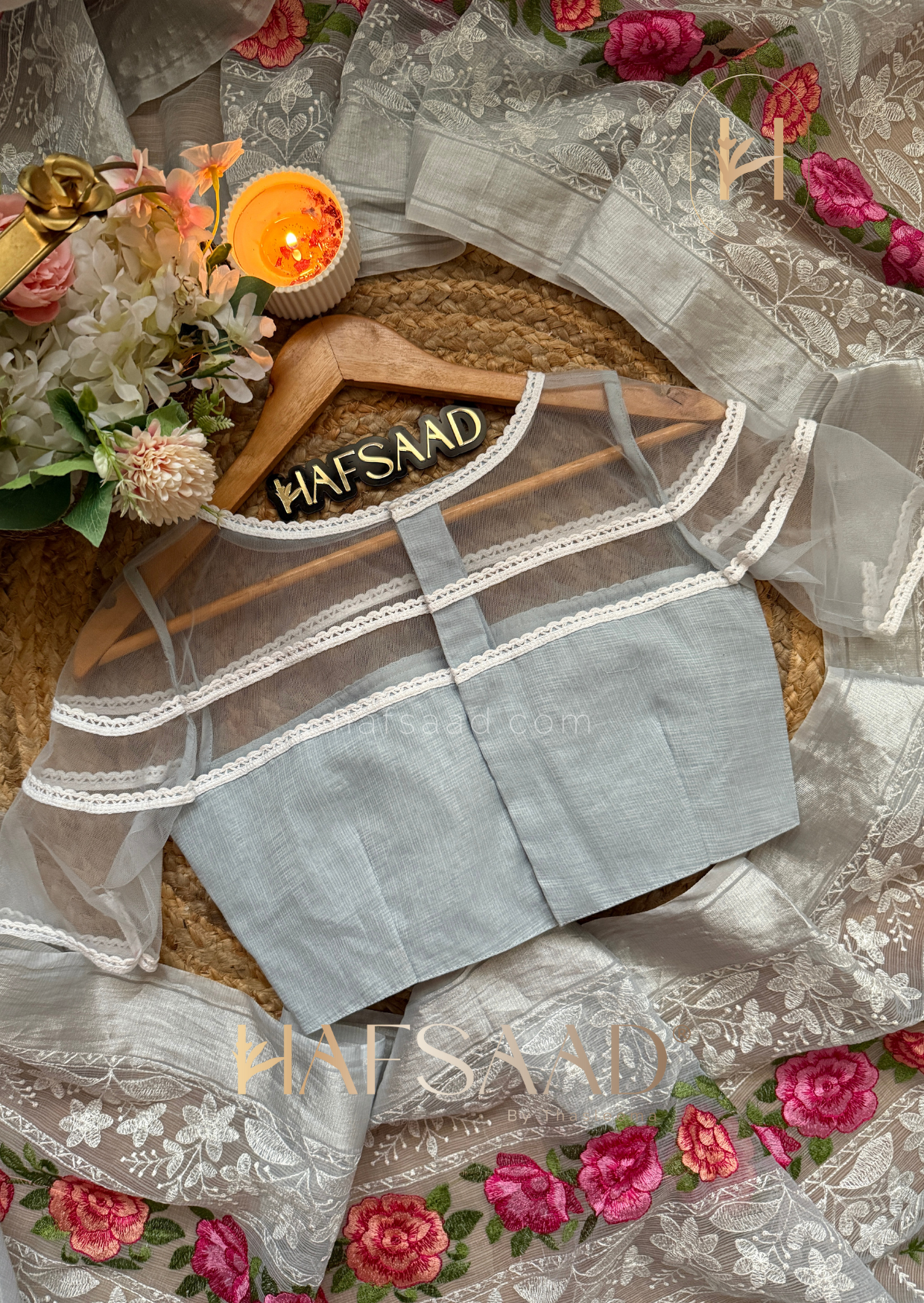 Alice - Premium kota saree (Blue)