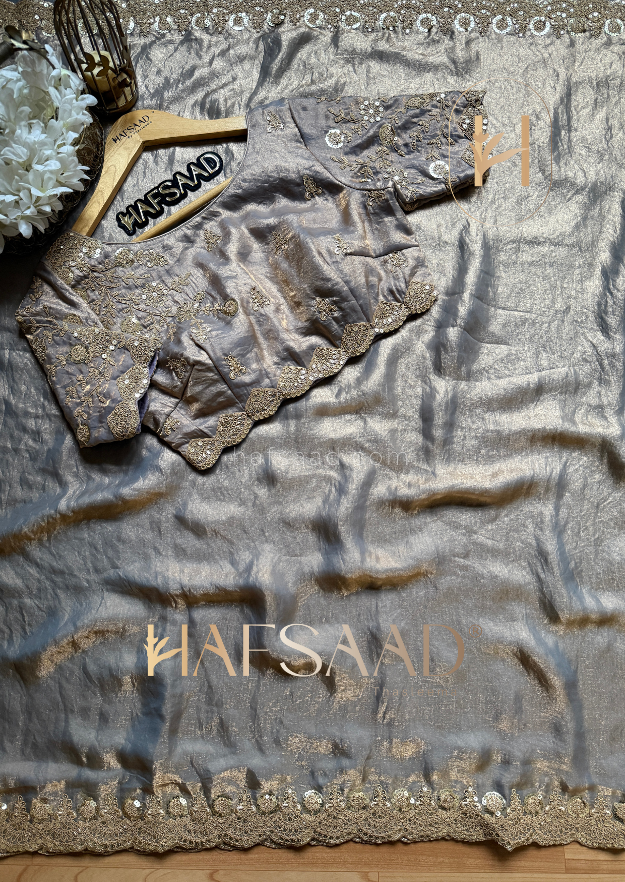 Karishma - Stardust satin saree