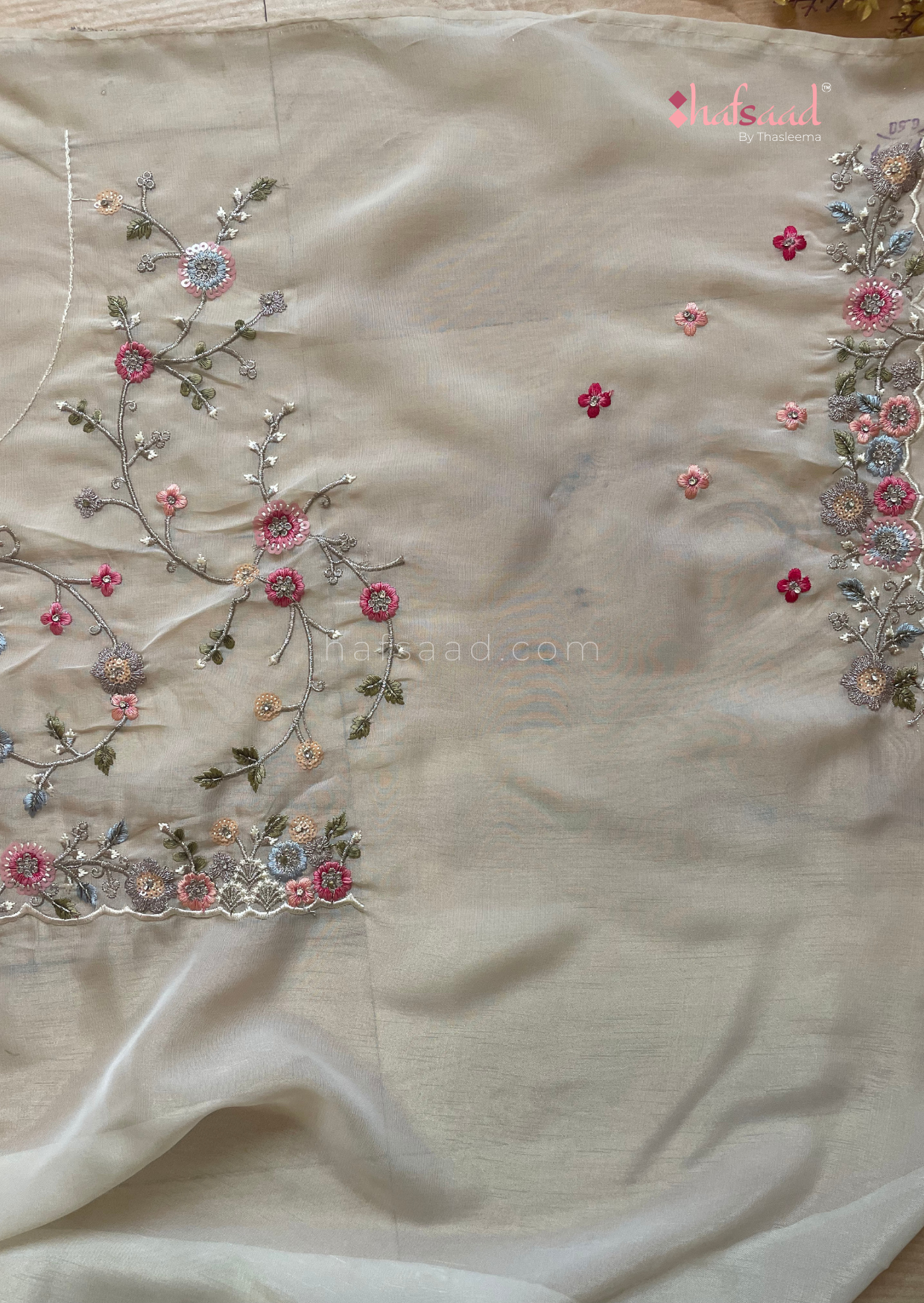 Niha- Pure Bridal organza saree