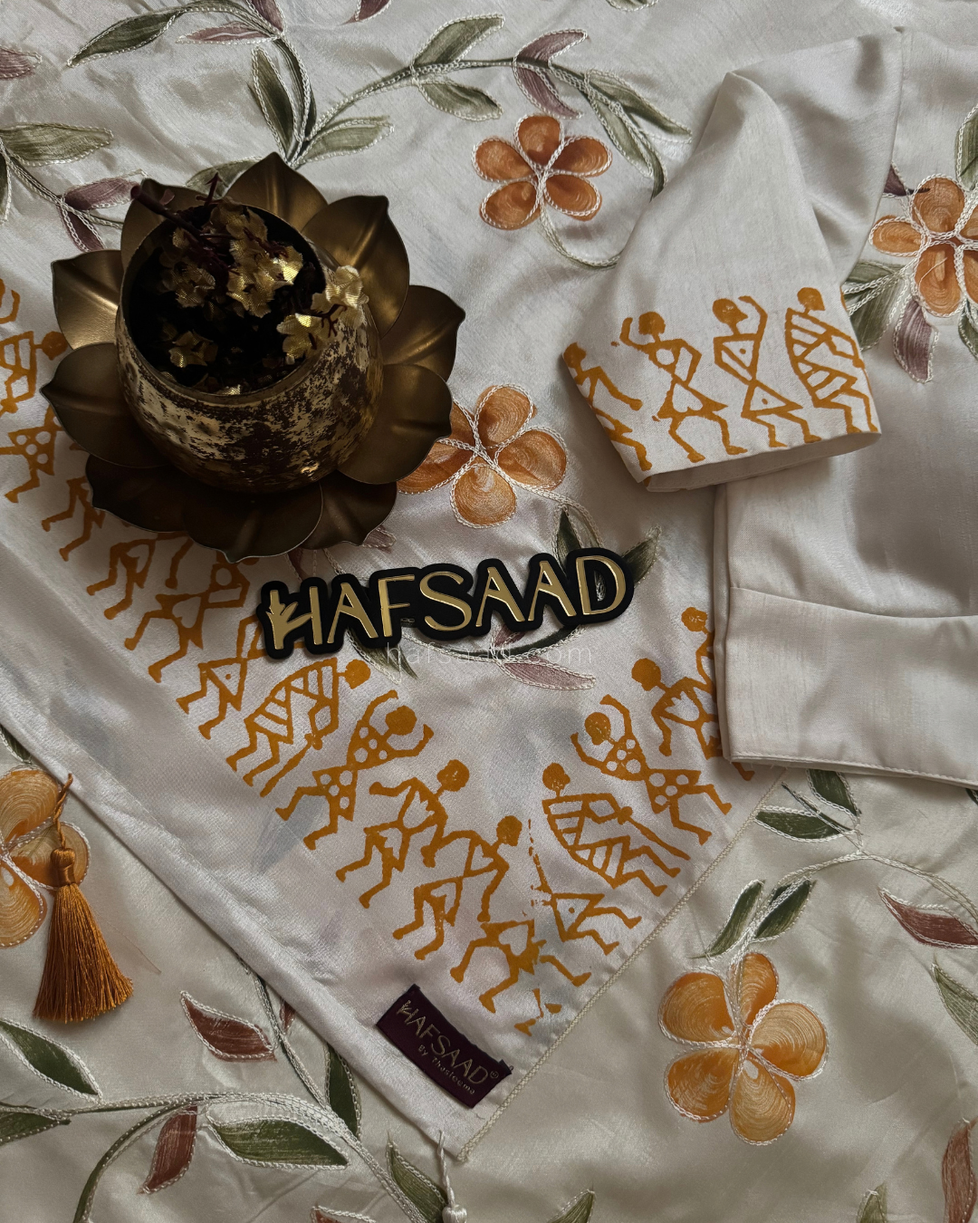 Malavika - Hand Printed saree