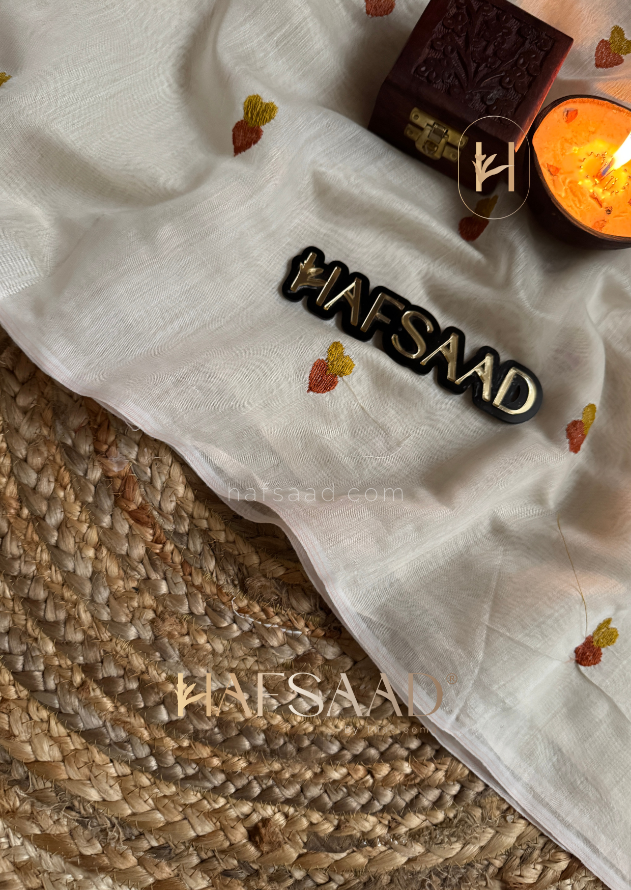 Sharmin - Semi chanderi saree