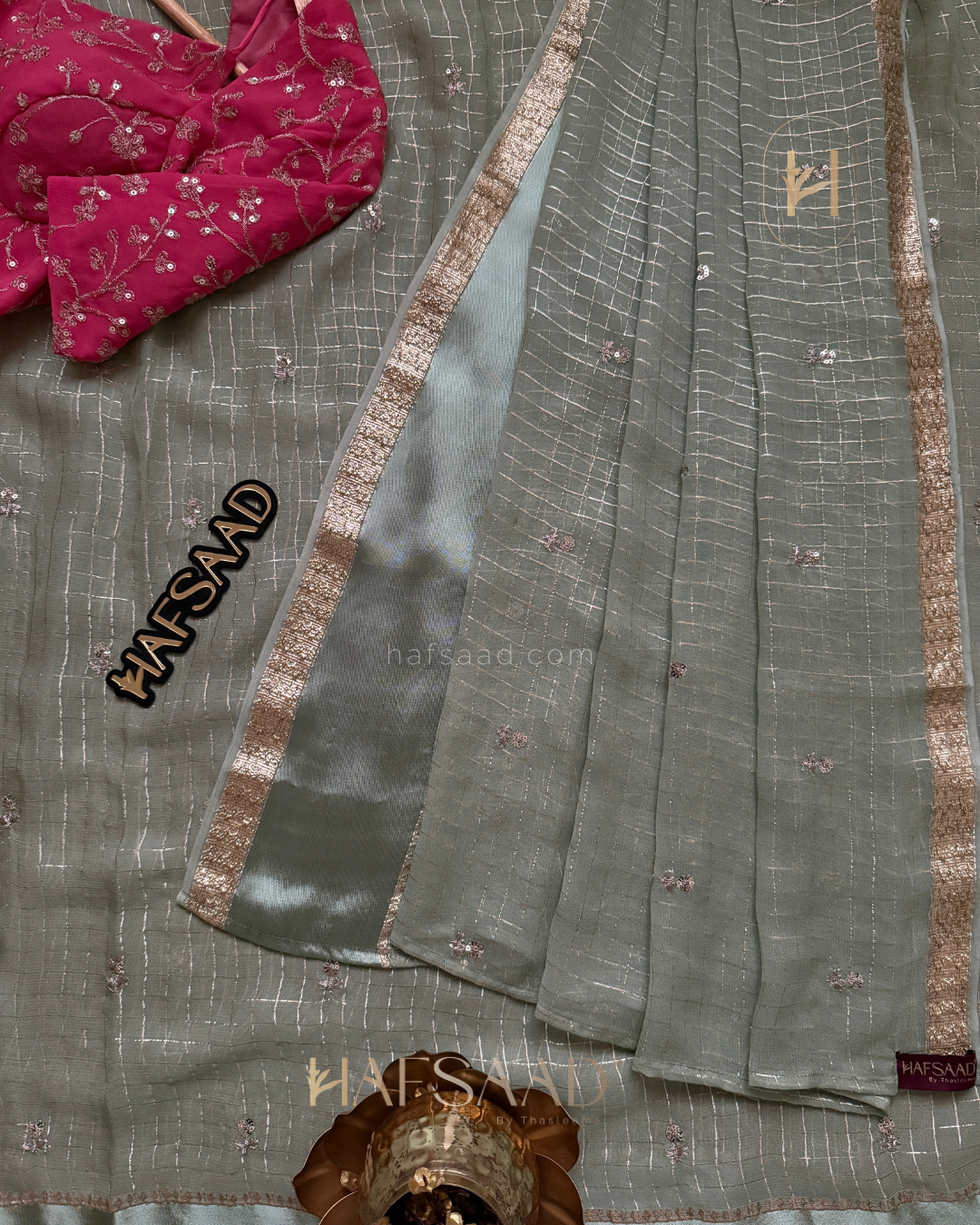 Mathu - Pure viscose saree (Green)