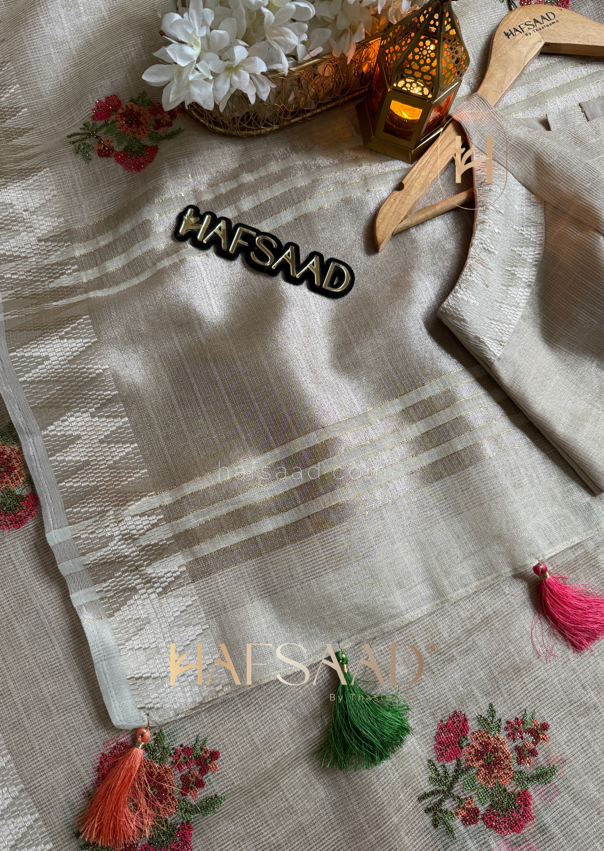 Hansika - Premium tussar silk saree